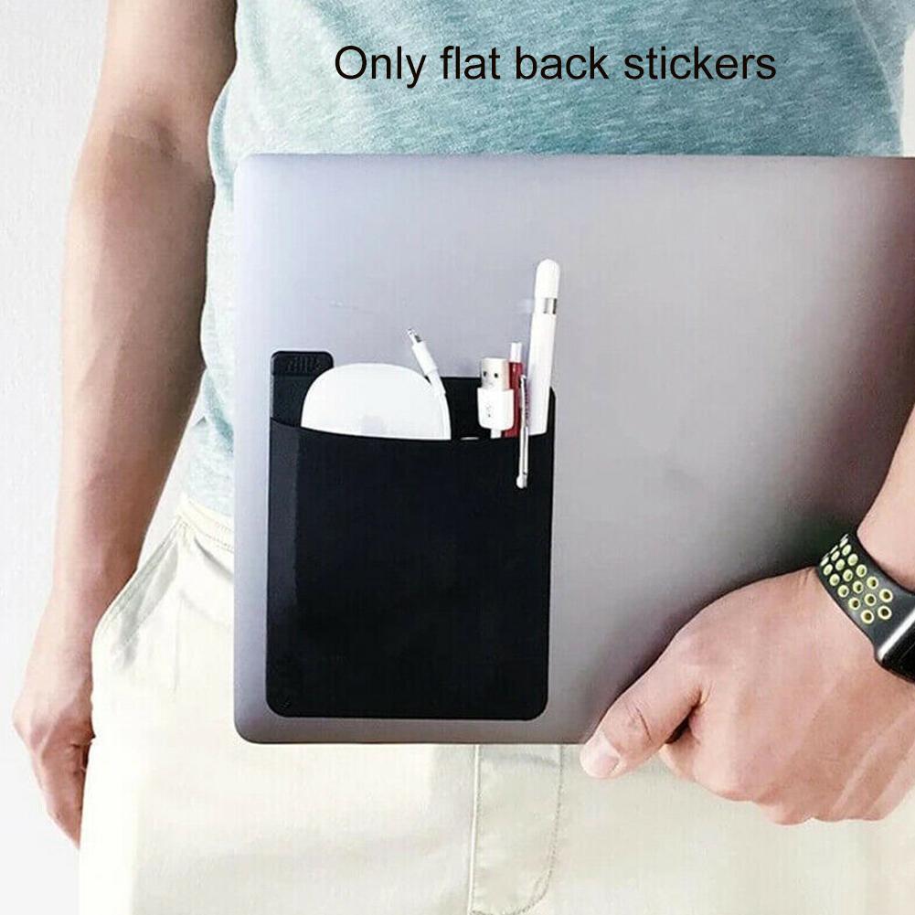 Laptop Accessories Pouch - Borsa portaoggetti posteriore autoadesiva per laptop