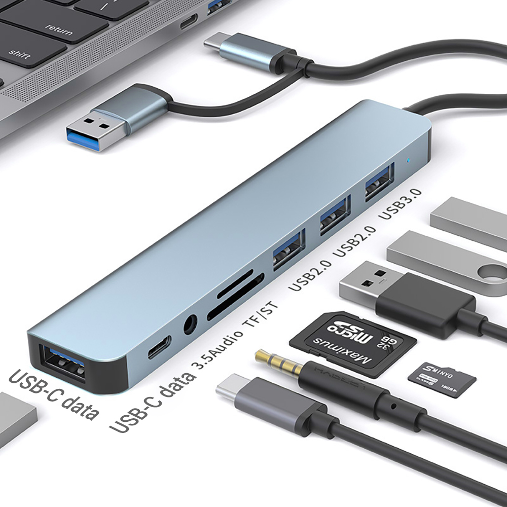 Laptop Accessories All In One - Docking Station USB 9-in-1 con Doppia
