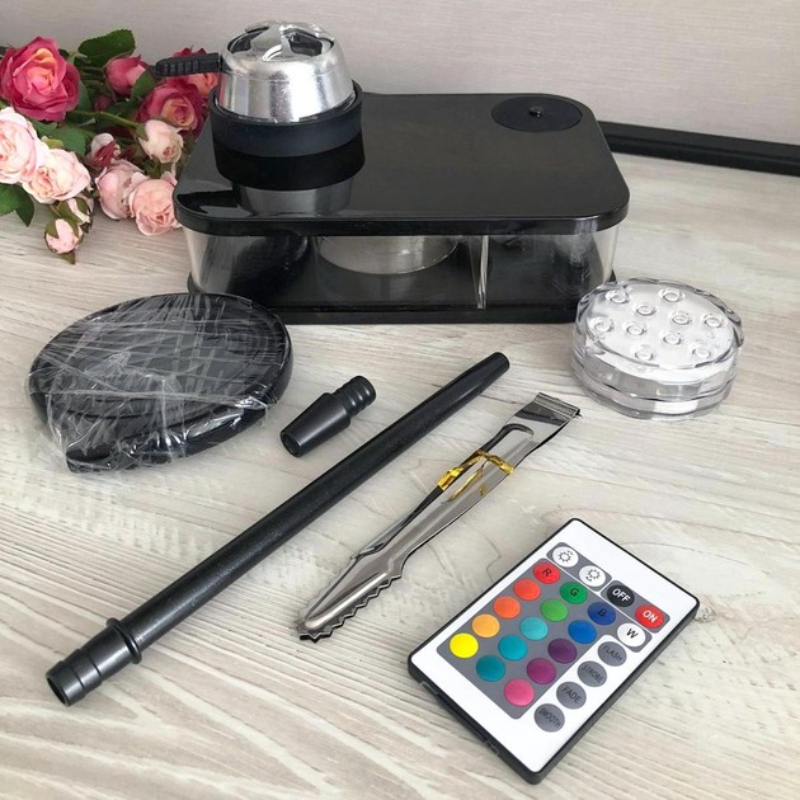 Laptop Accessories Light - Set di pipa per narghilè rettangolare