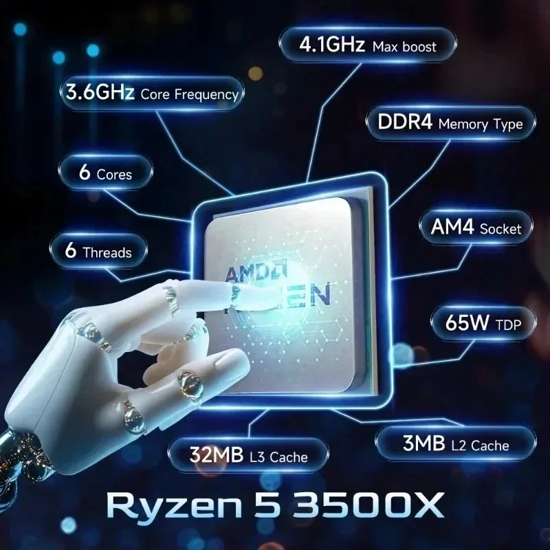 AMD R5 3500X CPU Originale Nuo - Amd Cpu Ryzen 5 recensione e prezzo