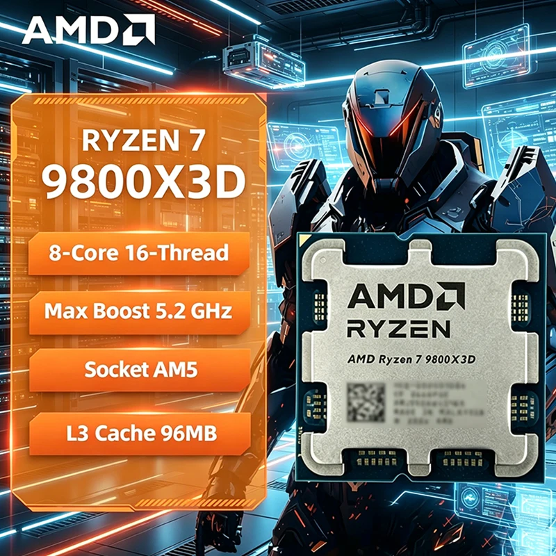 AMD Ryzen 7 9800X3D CPU da Gam - Amd Cpu Ryzen 7 recensione e prezzo