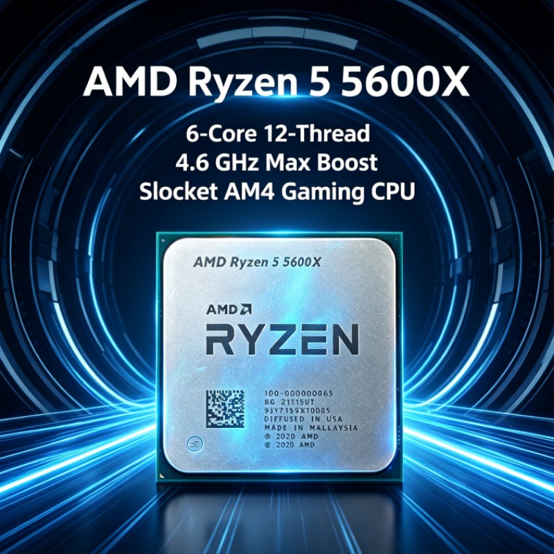 AMD R7... Ryzen 5 5600X CPU da - Amd Cpu Ryzen 5 recensione e prezzo