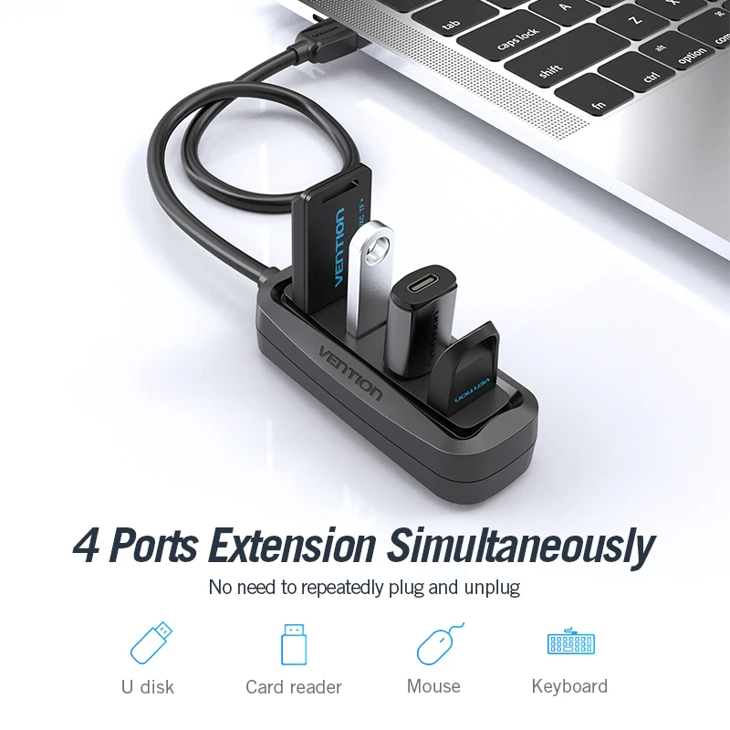 Vention USB 2.0 HUB 4 porte co - Laptop Accessories Gadgets recensione e prezzo