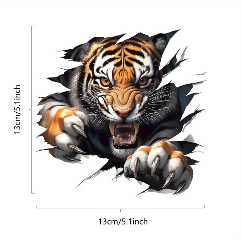 1 adesivo in vinile con tigre, - Laptop Unique Accessories recensione e prezzo
