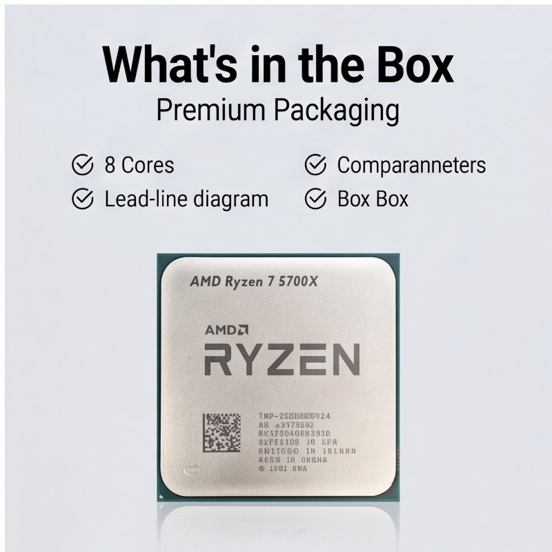 CPU AMD Ryzen 7 5700X 65W TDP  - Amd Cpu Ryzen 7 recensione e prezzo