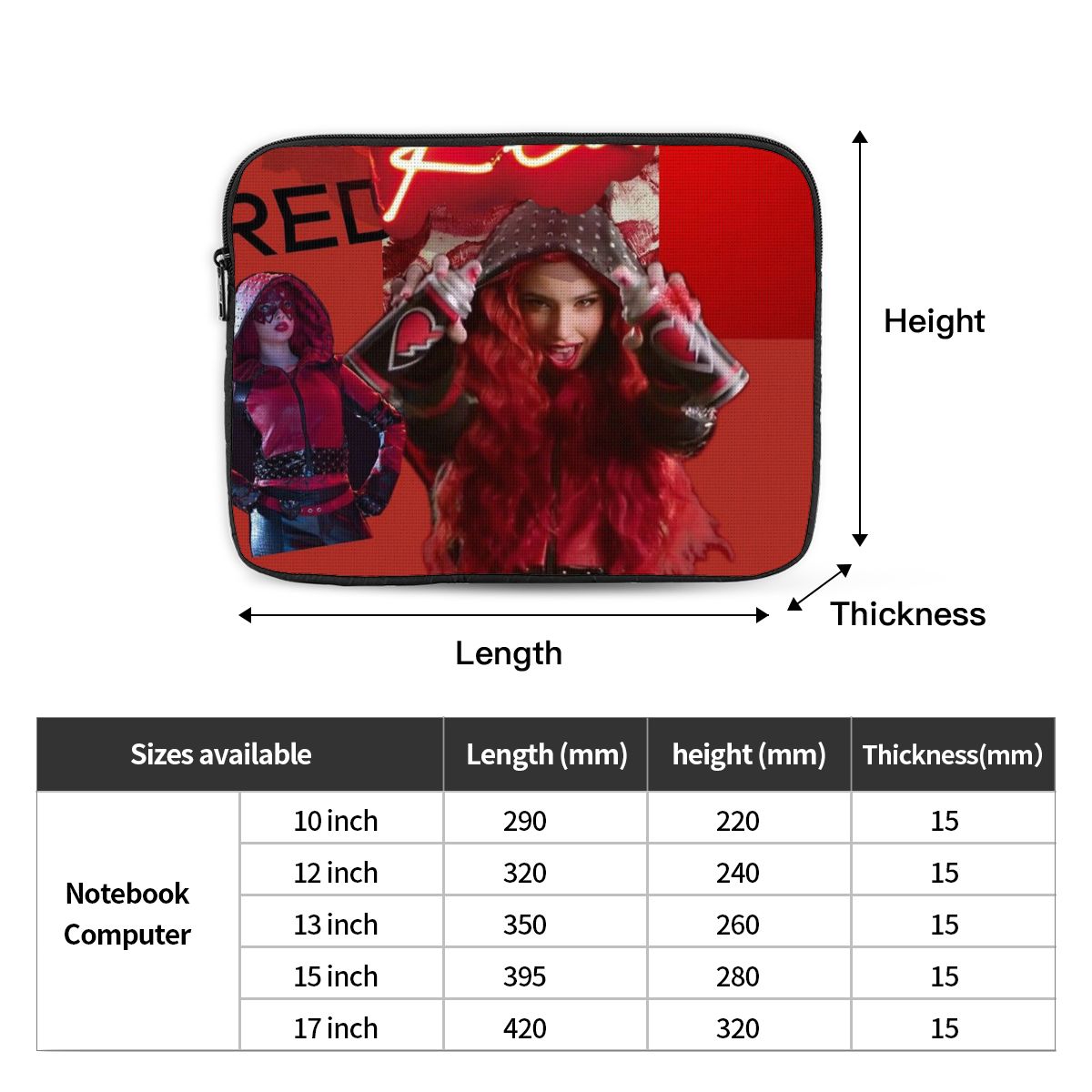 Descendants 4 The Rise Of Red  - Laptop Accessories Pouch recensione e prezzo
